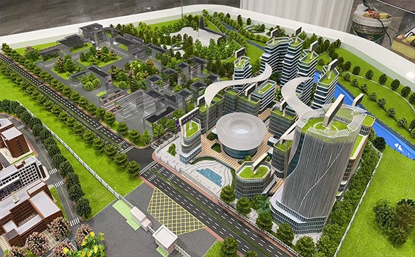 兰州理工大学校区全貌沙盘图4