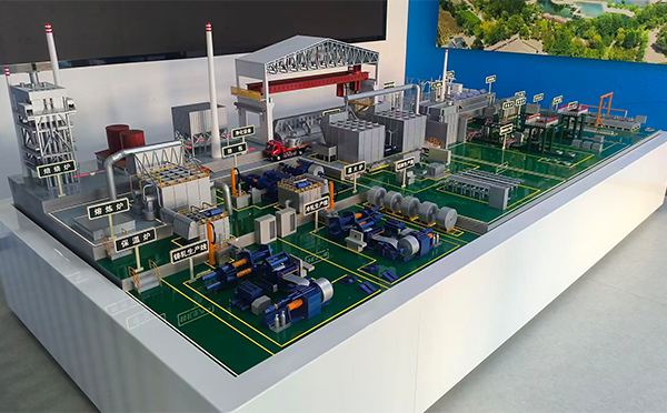 酒钢集团东铝厂-铝材生产线临夏县机械模型